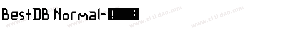 BestDB Normal字体转换
